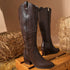 DAMEN-WESTERNSTIEFEL I BEQUEME PLATEAUSOHLE, SPITZKAPPE & BESTICKTES DESIGN
